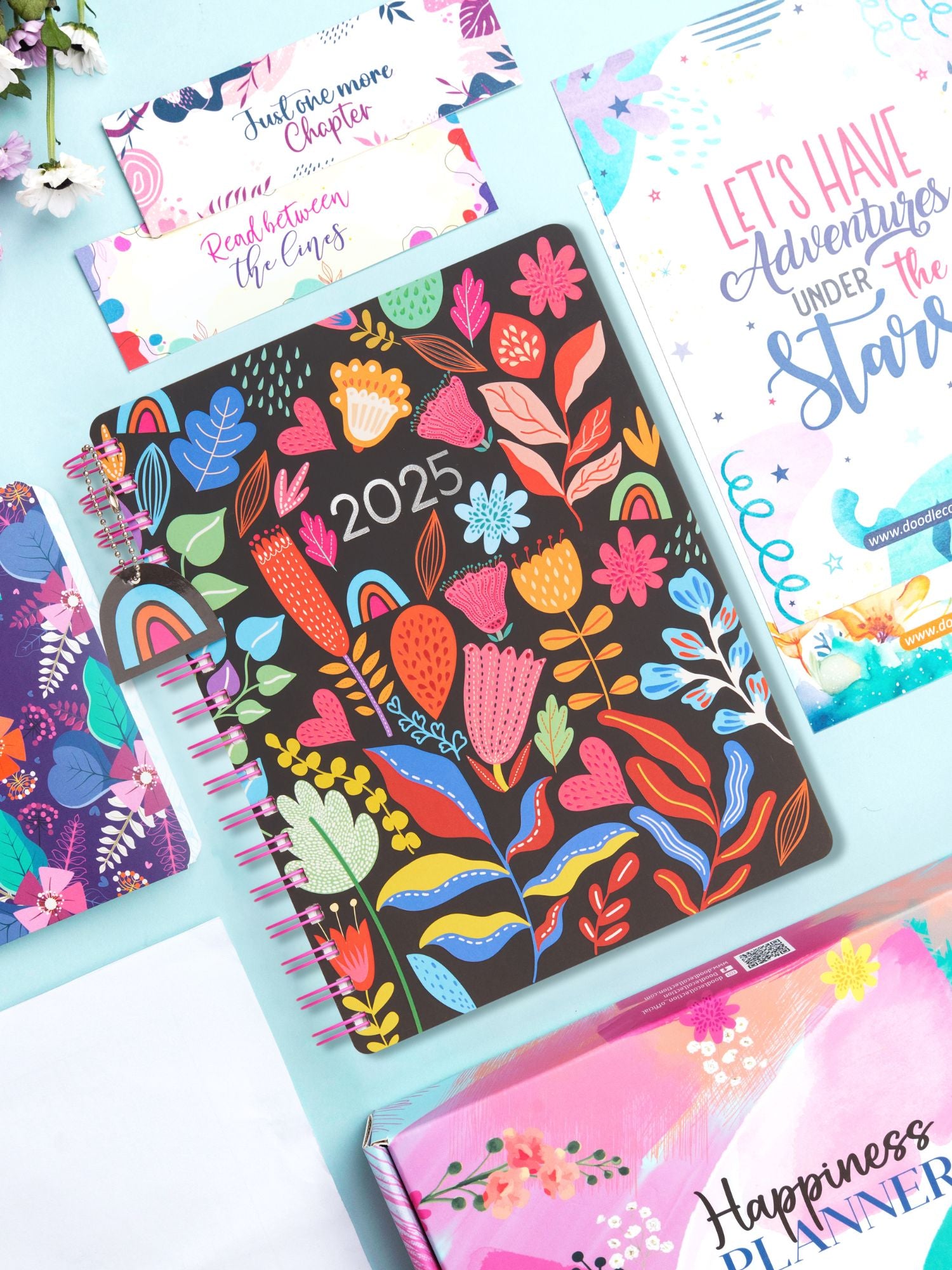 B5 Undated Yearly Planner Kit - Bright Garden