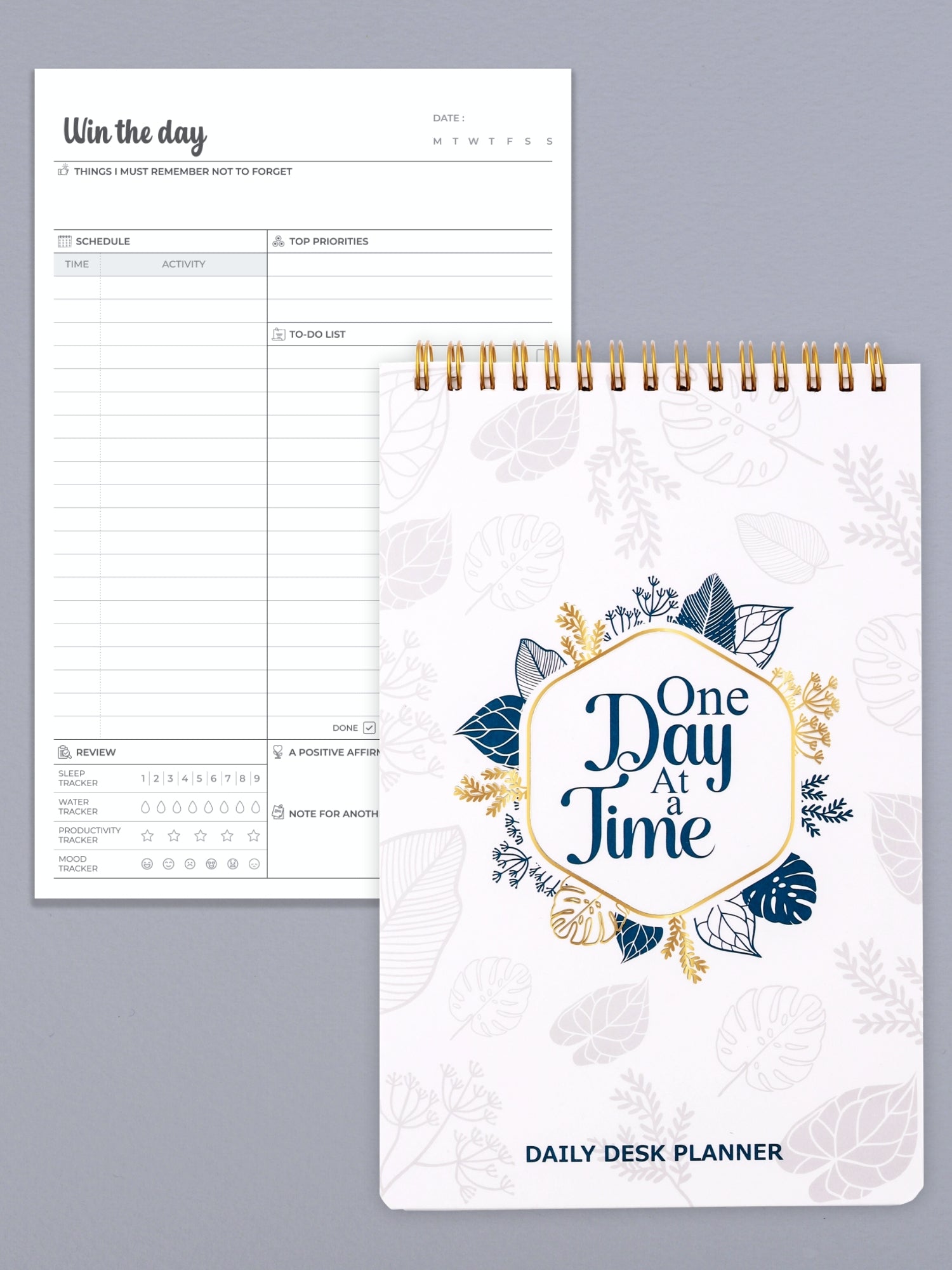 Daily Steps Daily Desk Planner