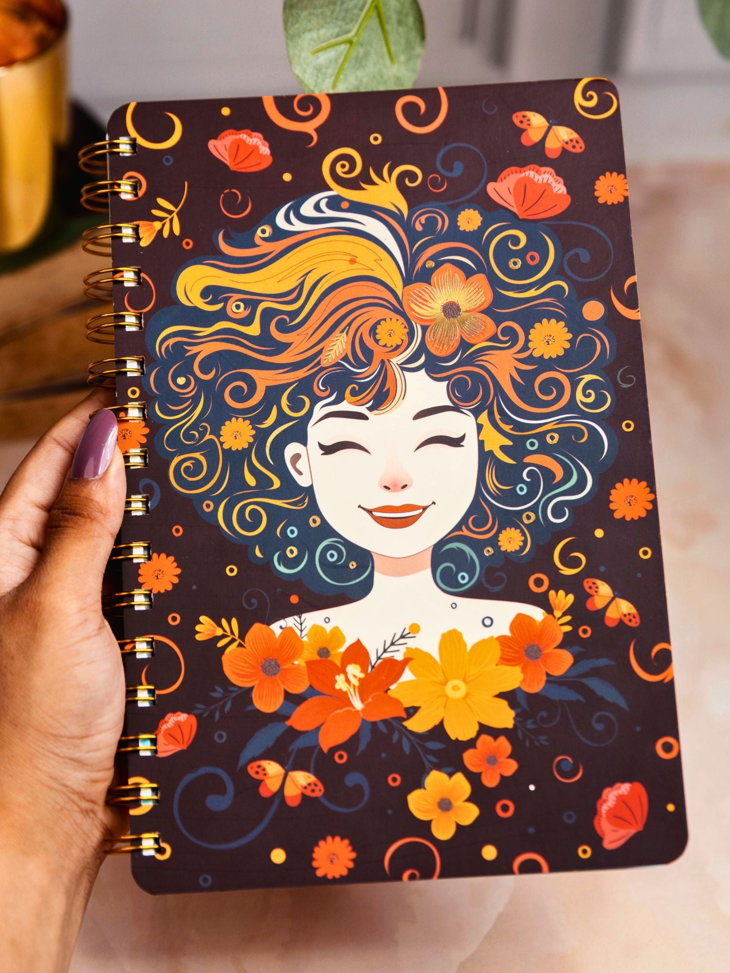 A5 Undated Yearly Planner - Floral Femme