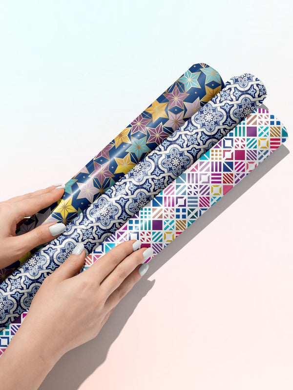 Premium Wrapping Paper for Gift Packing for all occasions - GeoWrap 3