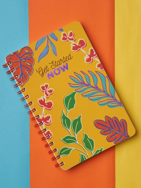 Doodle A5 Undated Wiro Bound Happiness Planner (Get Started)