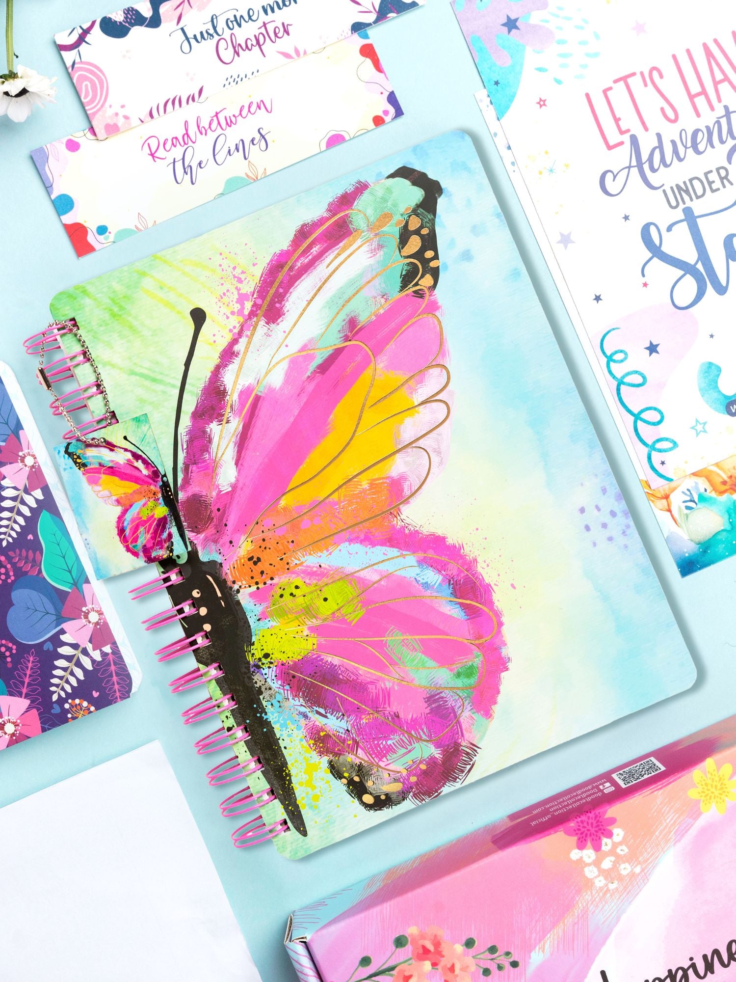 B5 Undated Yearly Planner Kit - Graceful Wings