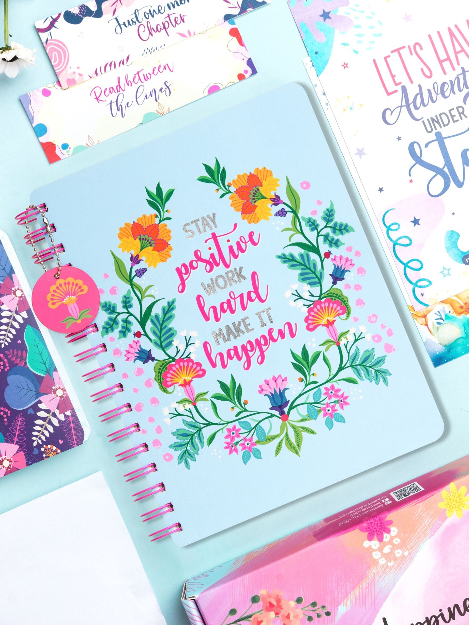 B5 Undated Yearly Planner Kit - Happiness Mantra