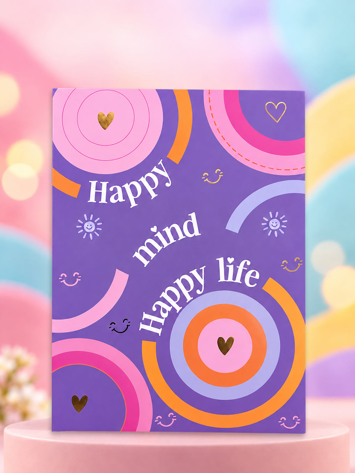 B5 Undated Yearly Planner - Happy Notes