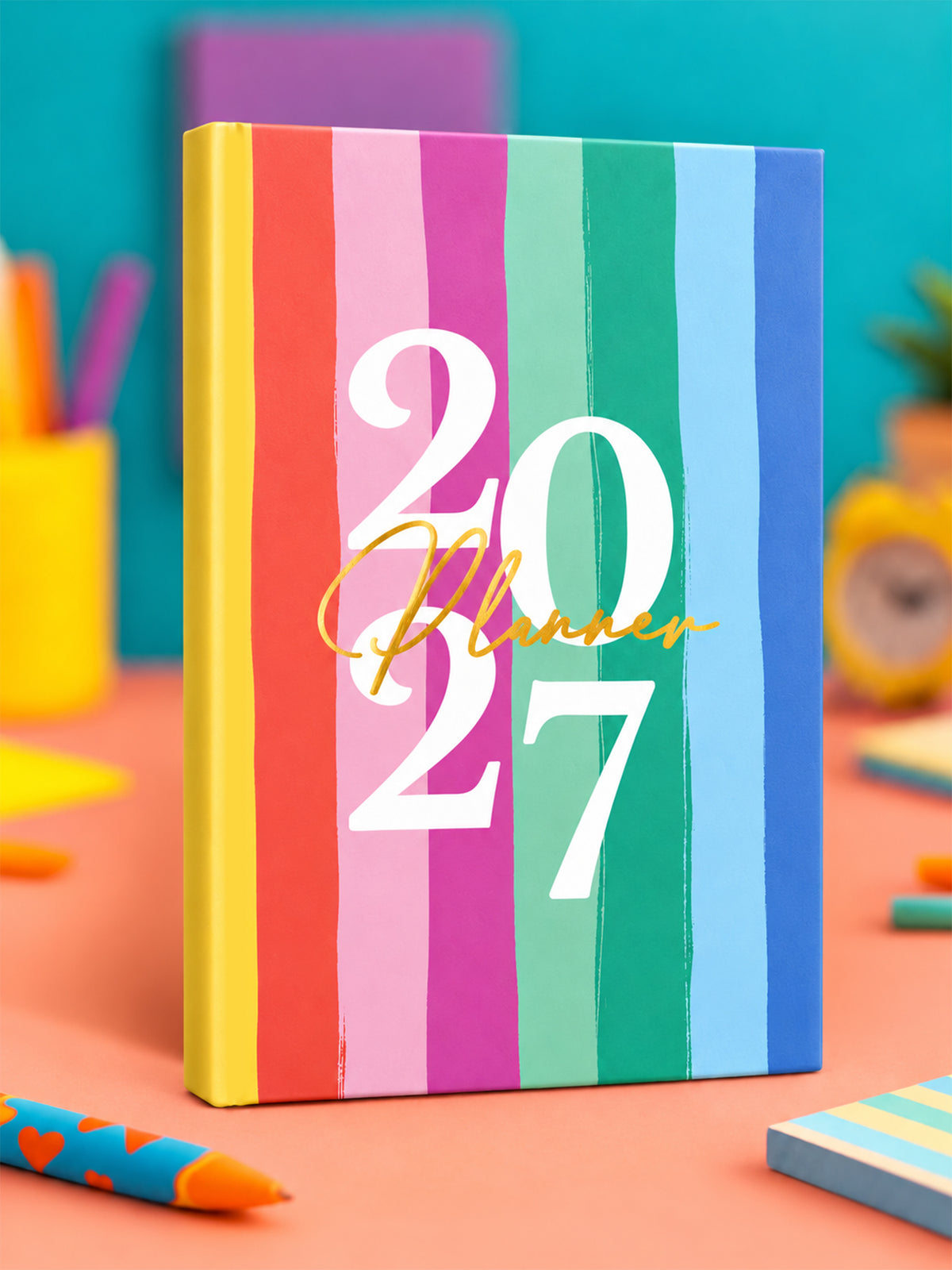 A5 Dream Life Undated Yearly Planner - Vibrant Year