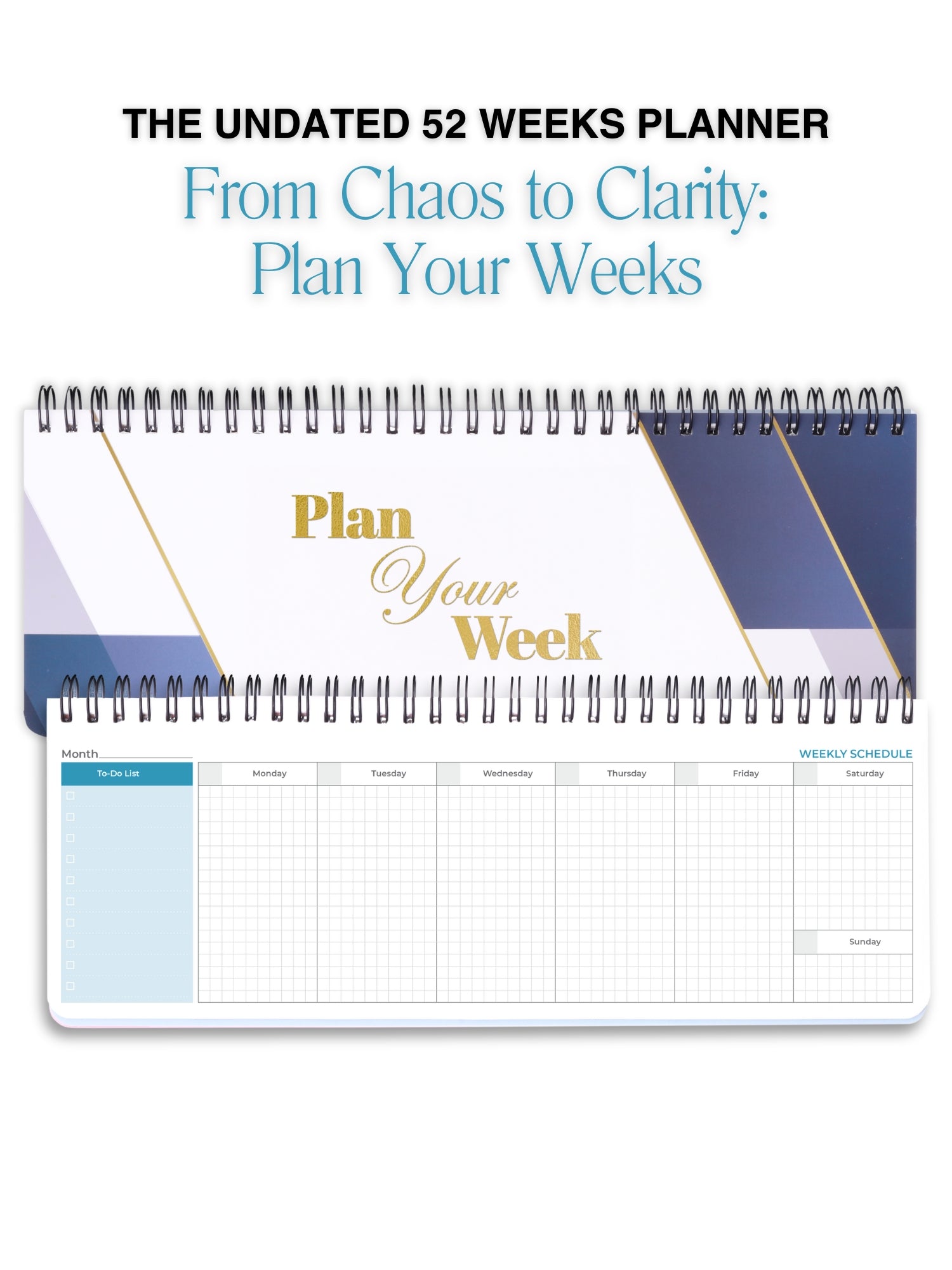 Week Focus Weekly Desk Planner