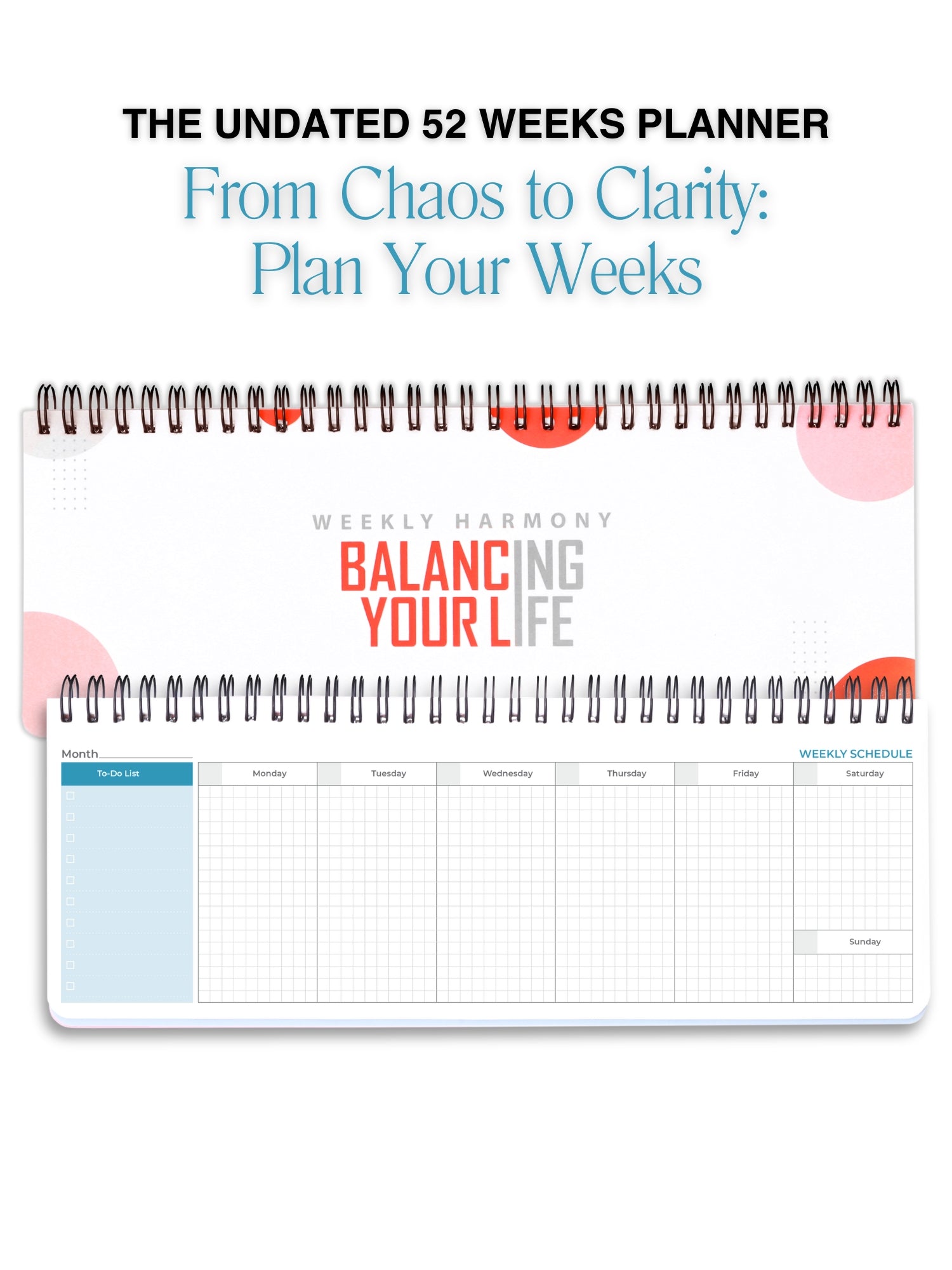 Weekly Harmony Weekly Desk Planner