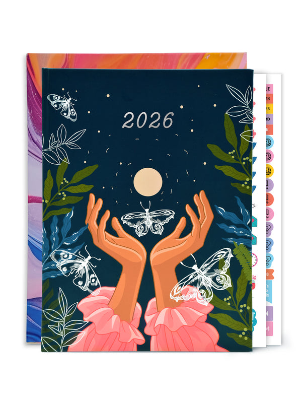 B5 Undated Yearly Planner - Wings of Change