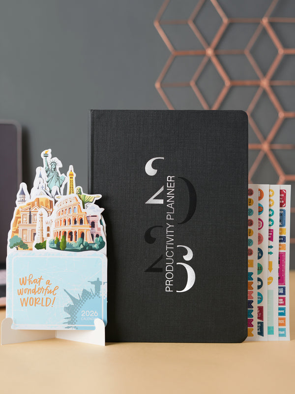 Year Ahead Undated Productivity Pro Planner