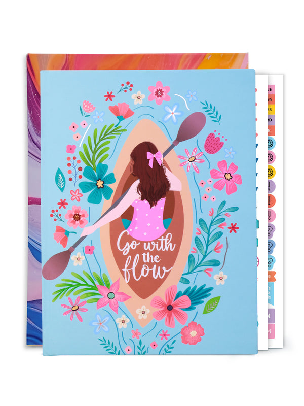 B5 Undated Yearly Planner - Flowing Thoughts