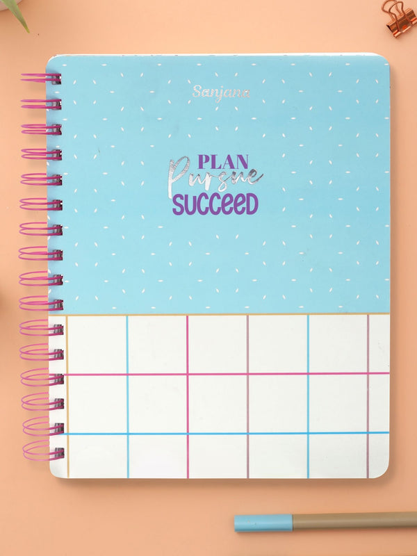 Personalized B5 Undated Study Planner - Aspire