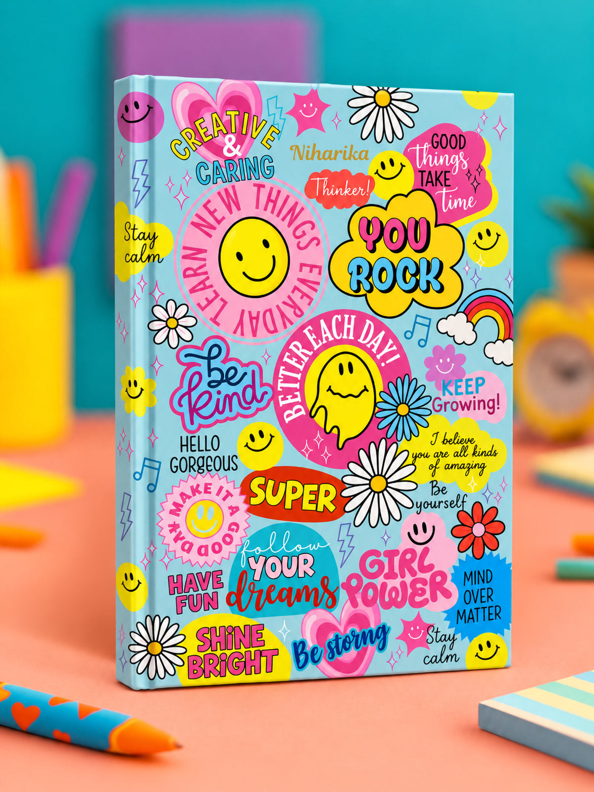 Personalized A5 Undated 2027 Yearly Planner - Daily Drive