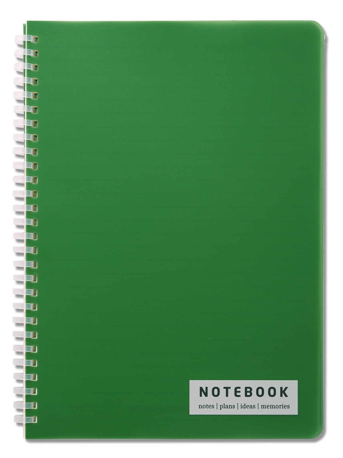 Set of 4 B5 Soft Wiro Notebook - Green