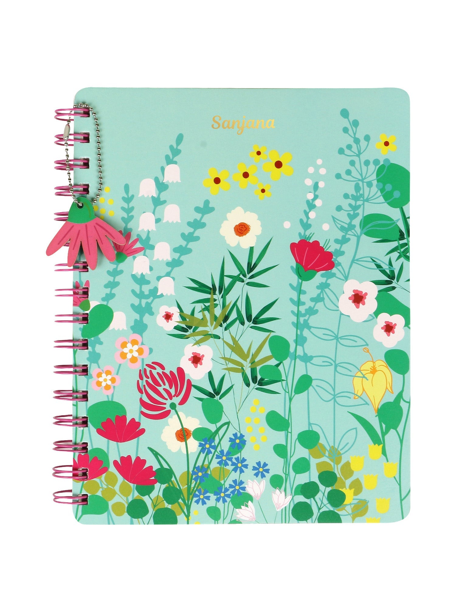 Personalized B5 Notebook - Floral Pop