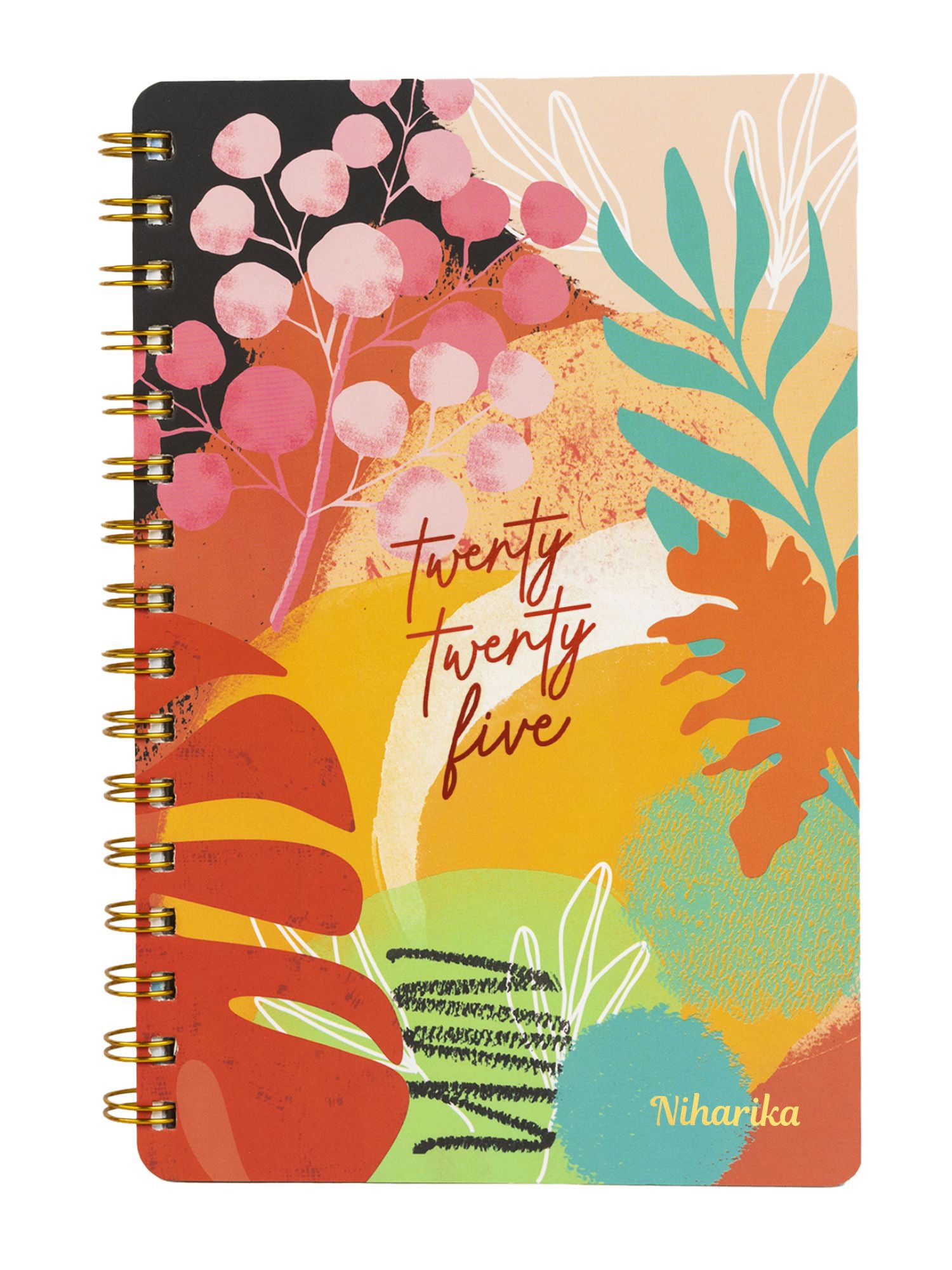 Personalized A5 Undated Yearly Planner - Garden Glory