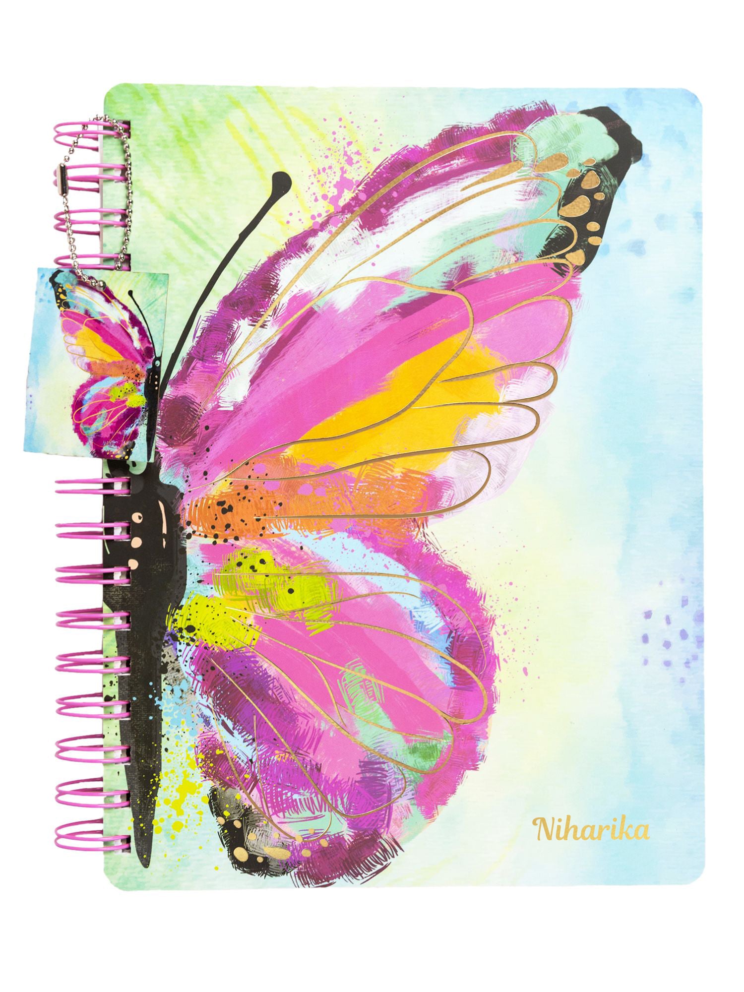 Personalized B5 Undated Yearly Planner Kit - Graceful Wings