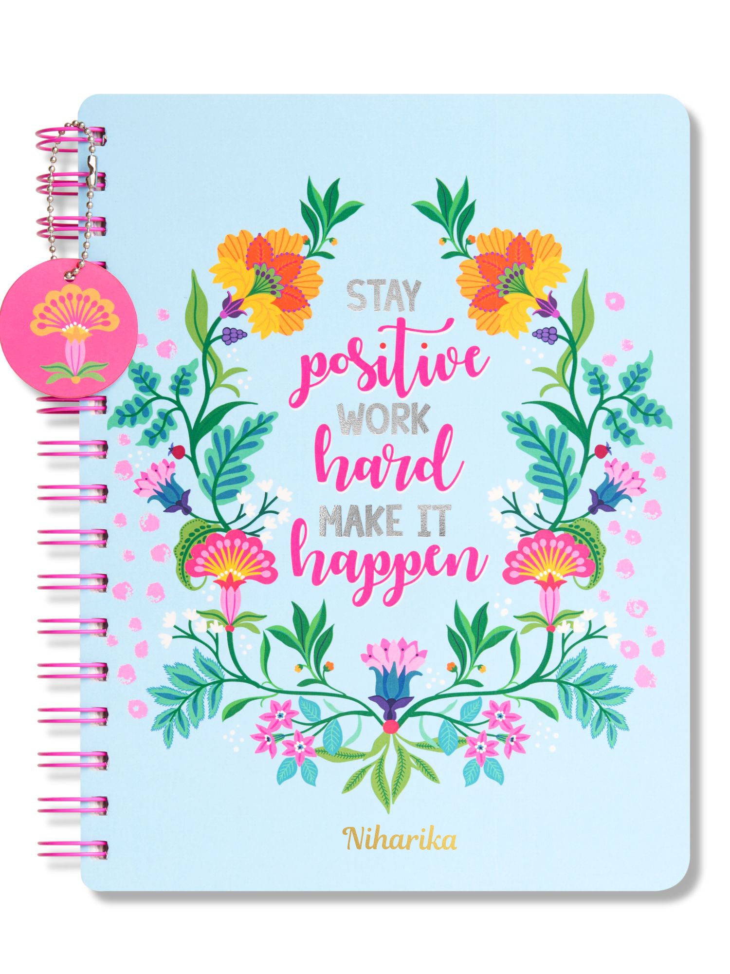 Personalized B5 Undated Yearly Planner Kit - Happiness Mantra