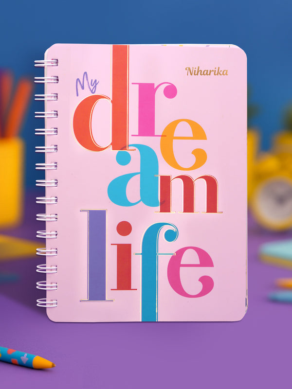 Personalized A5 Dream Life Planner - Live the Dream