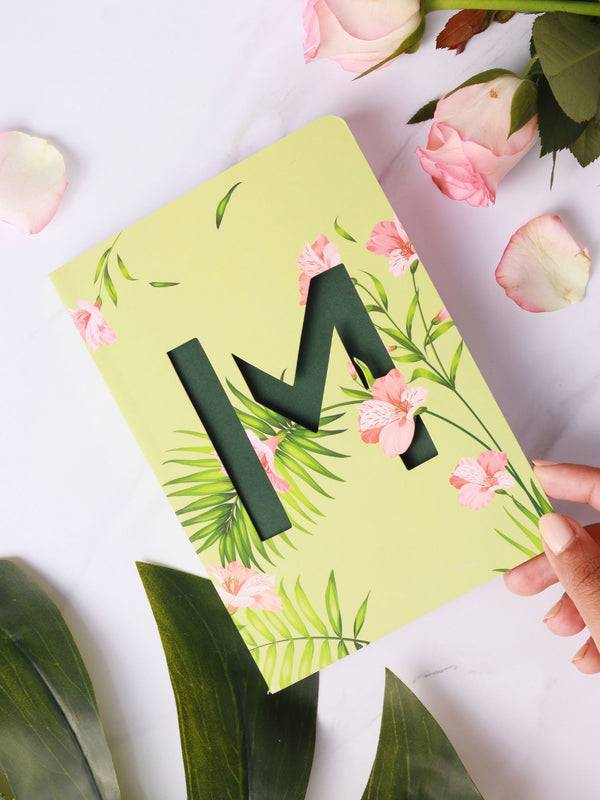 Initial M - Floral