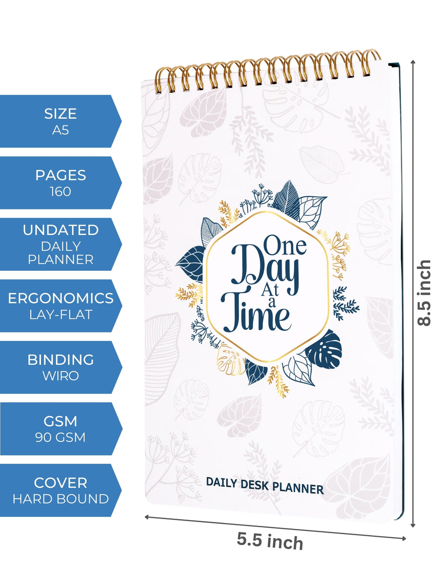 Daily Steps Daily Desk Planner