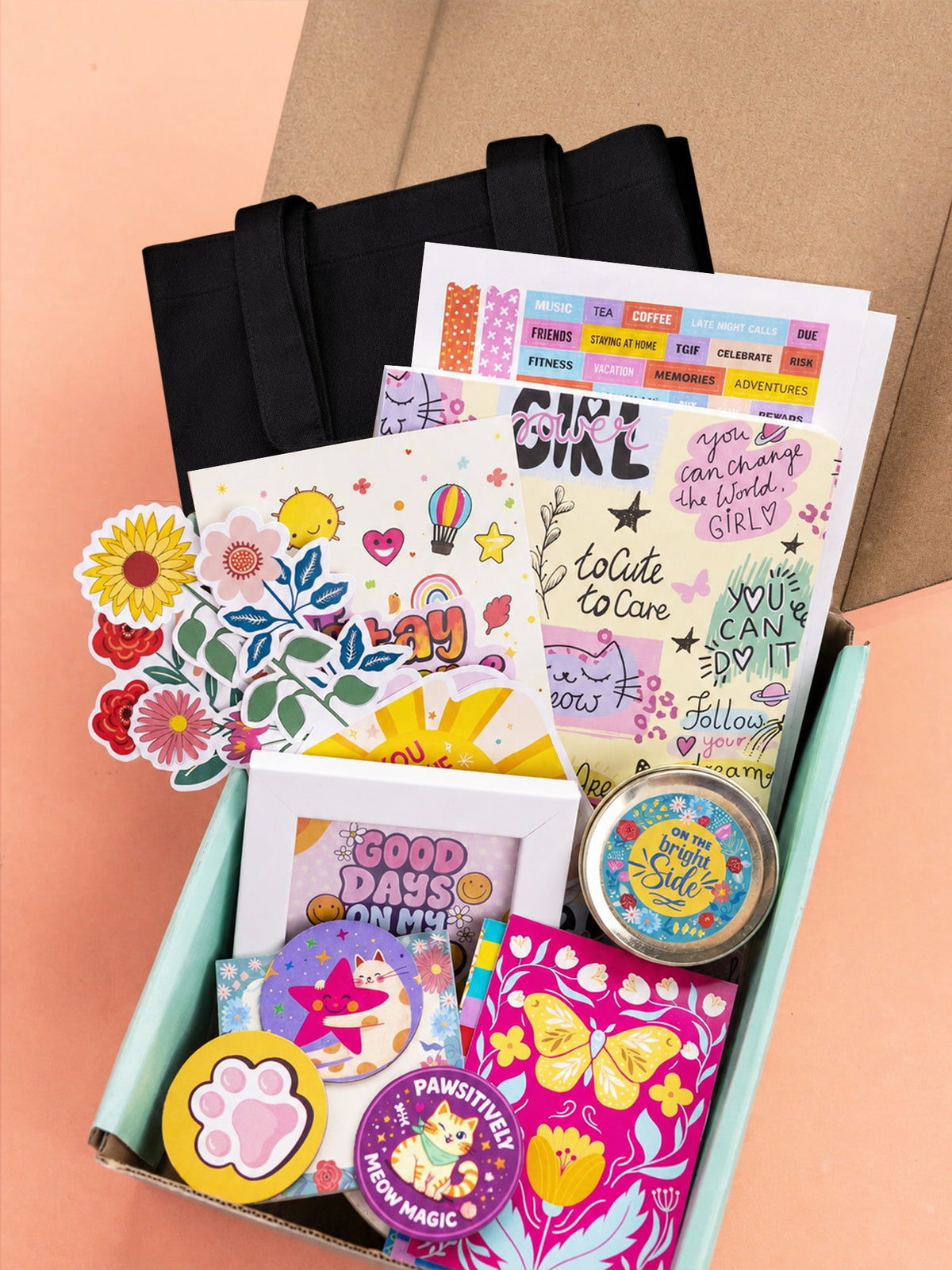 Dreamy Desk Gift Hamper | Gift for Sister & Best Friend with 16 Cute Goodies