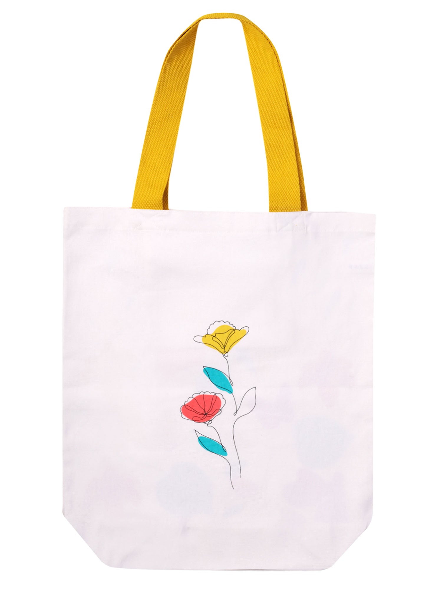 Floral Swirl Tote Bag