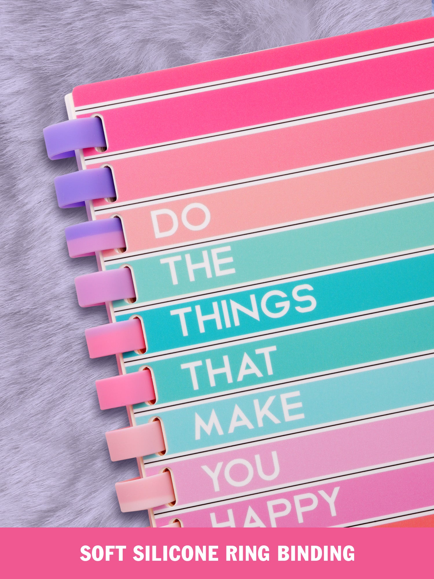 A5 Refillable Soft Wiro Notebook - Joyful Things