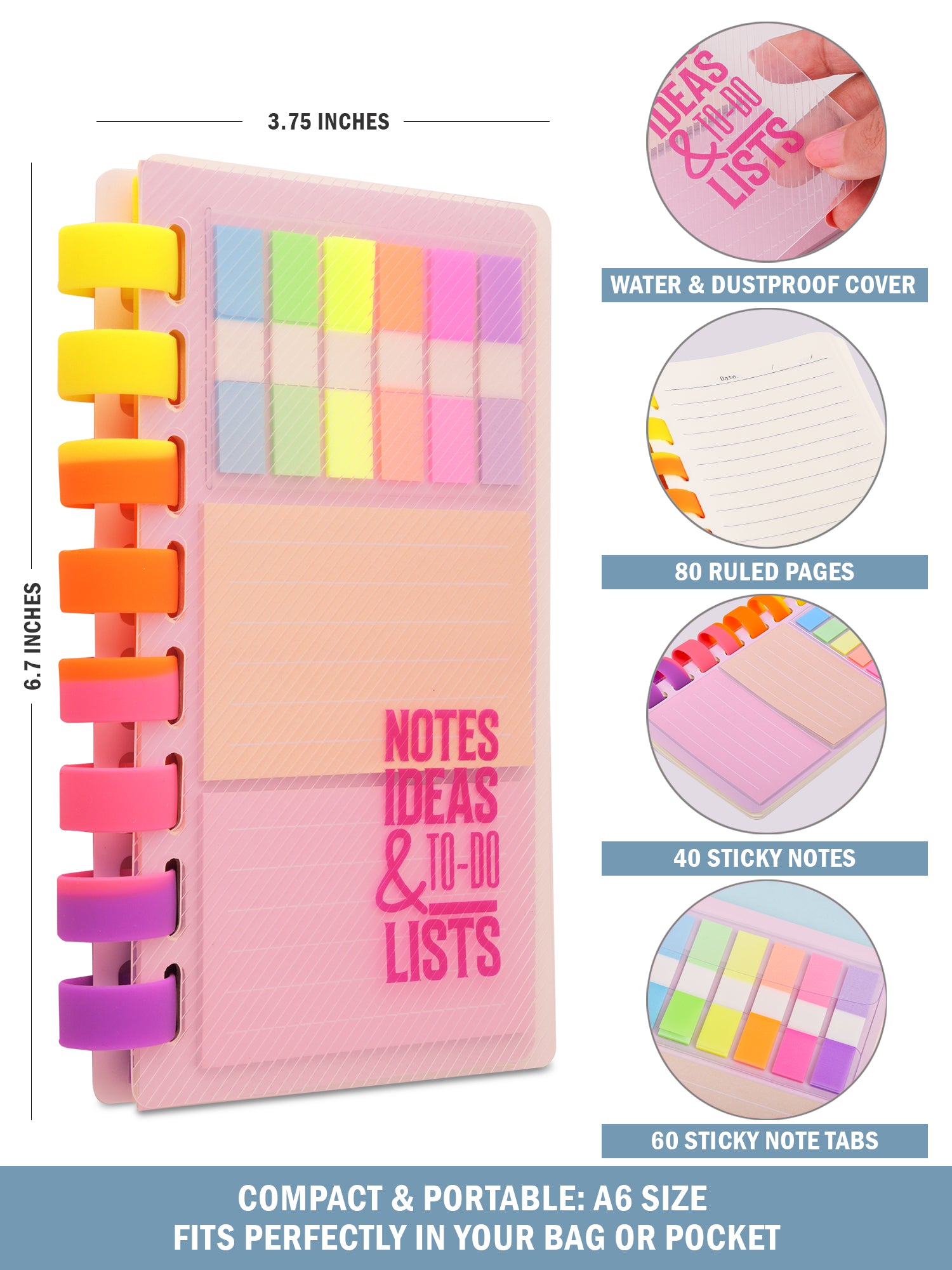 A6 Soft Wiro Pocket Notebook with Pen Set - Note Keeper