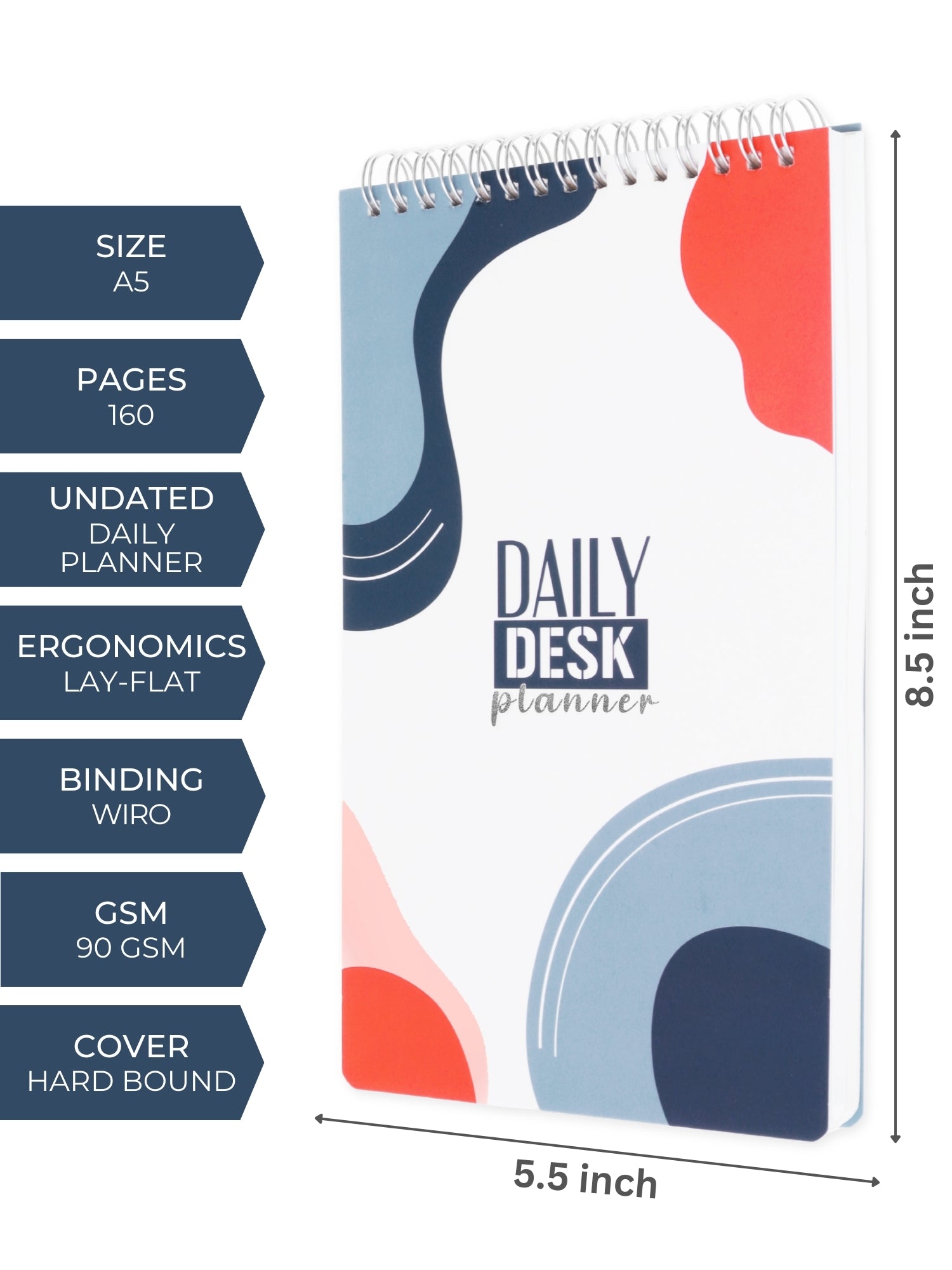 Organise Today Daily Desk Planner