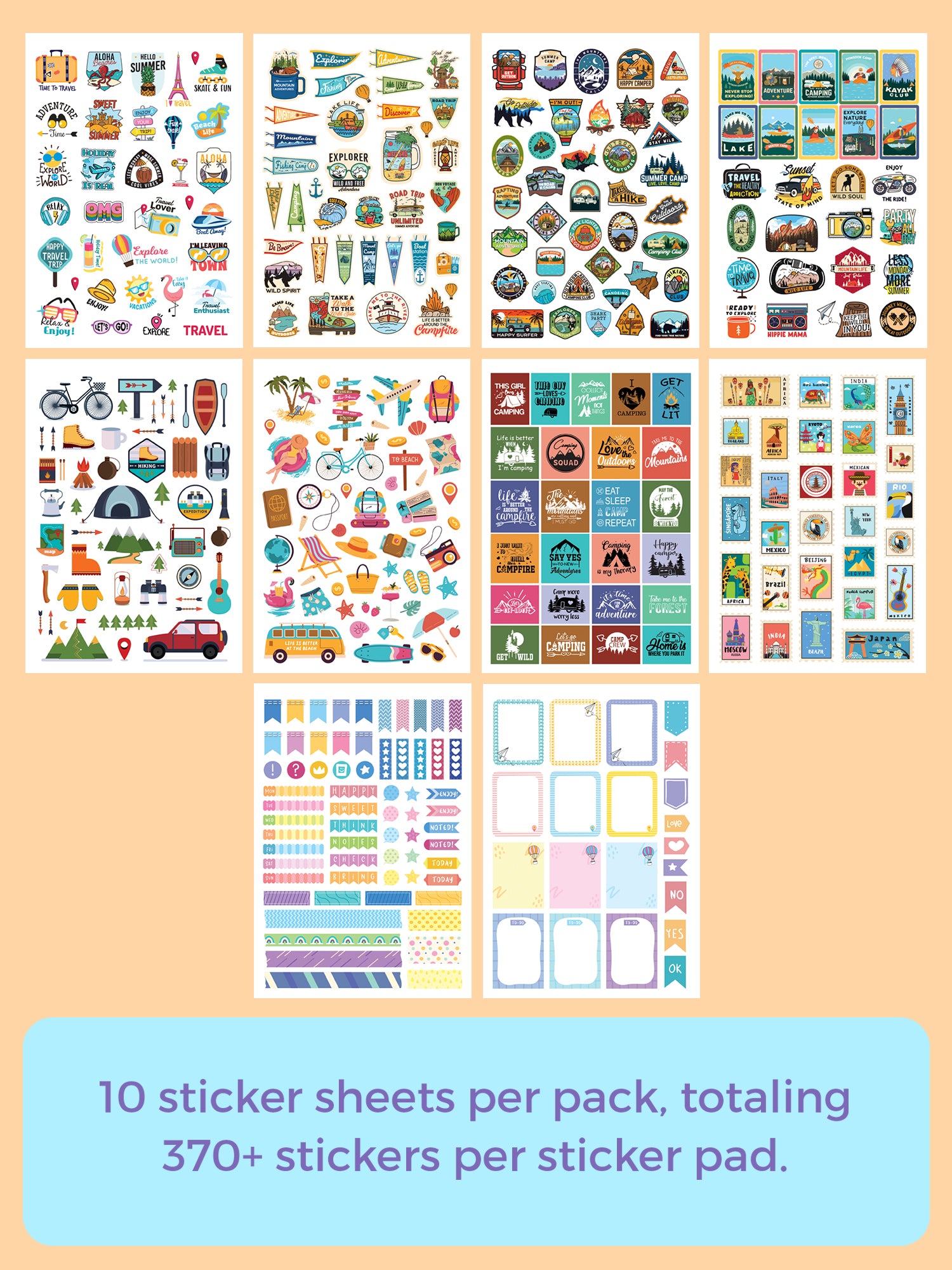 Tales of Travel Sticker Book