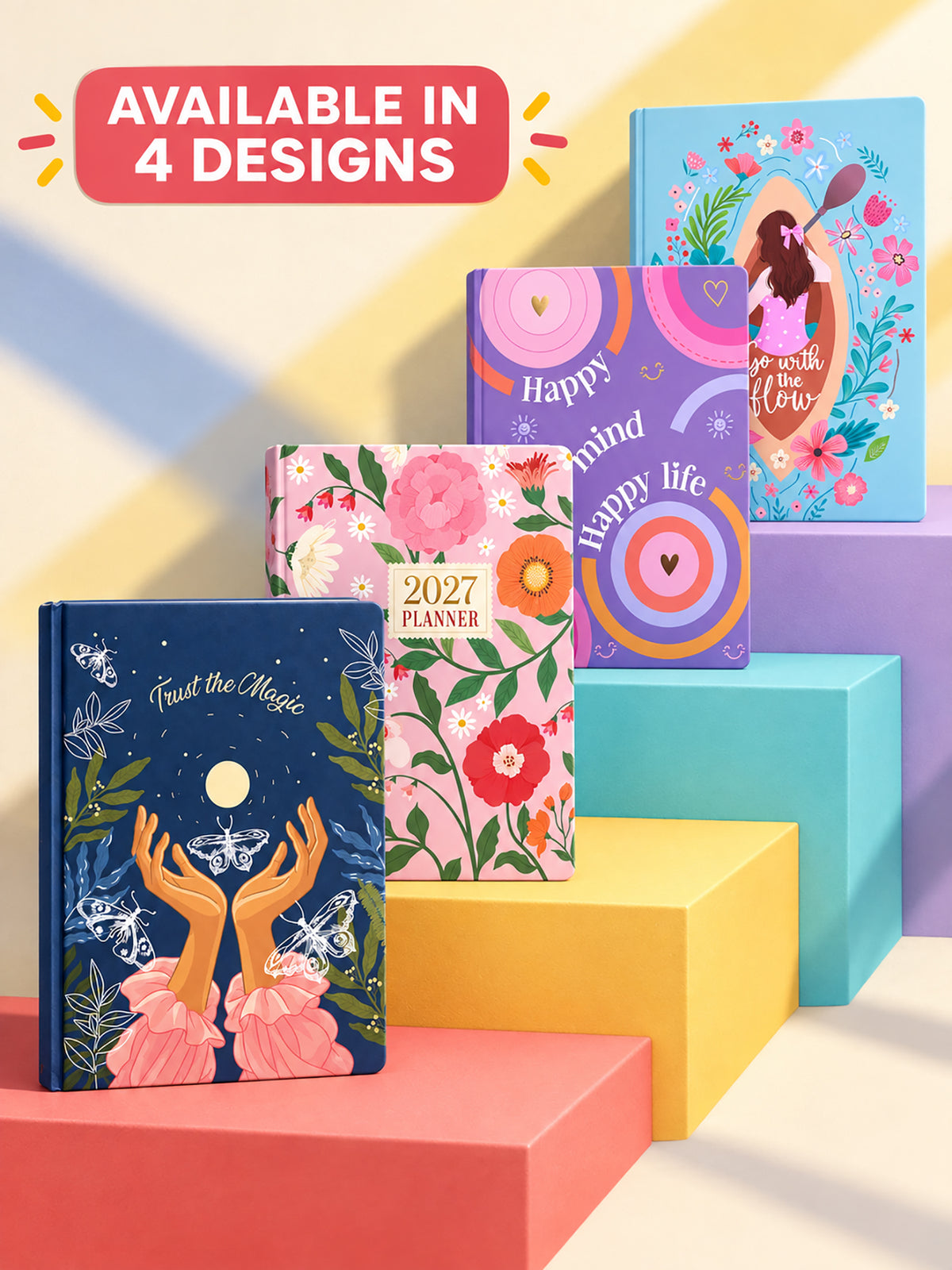 2027 Undated Yearly B5 Planner - Wings of Change