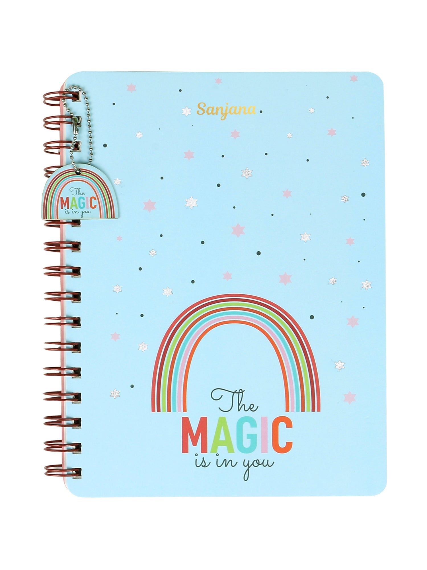 Personalized B5 Notebook - Magical Rainbow