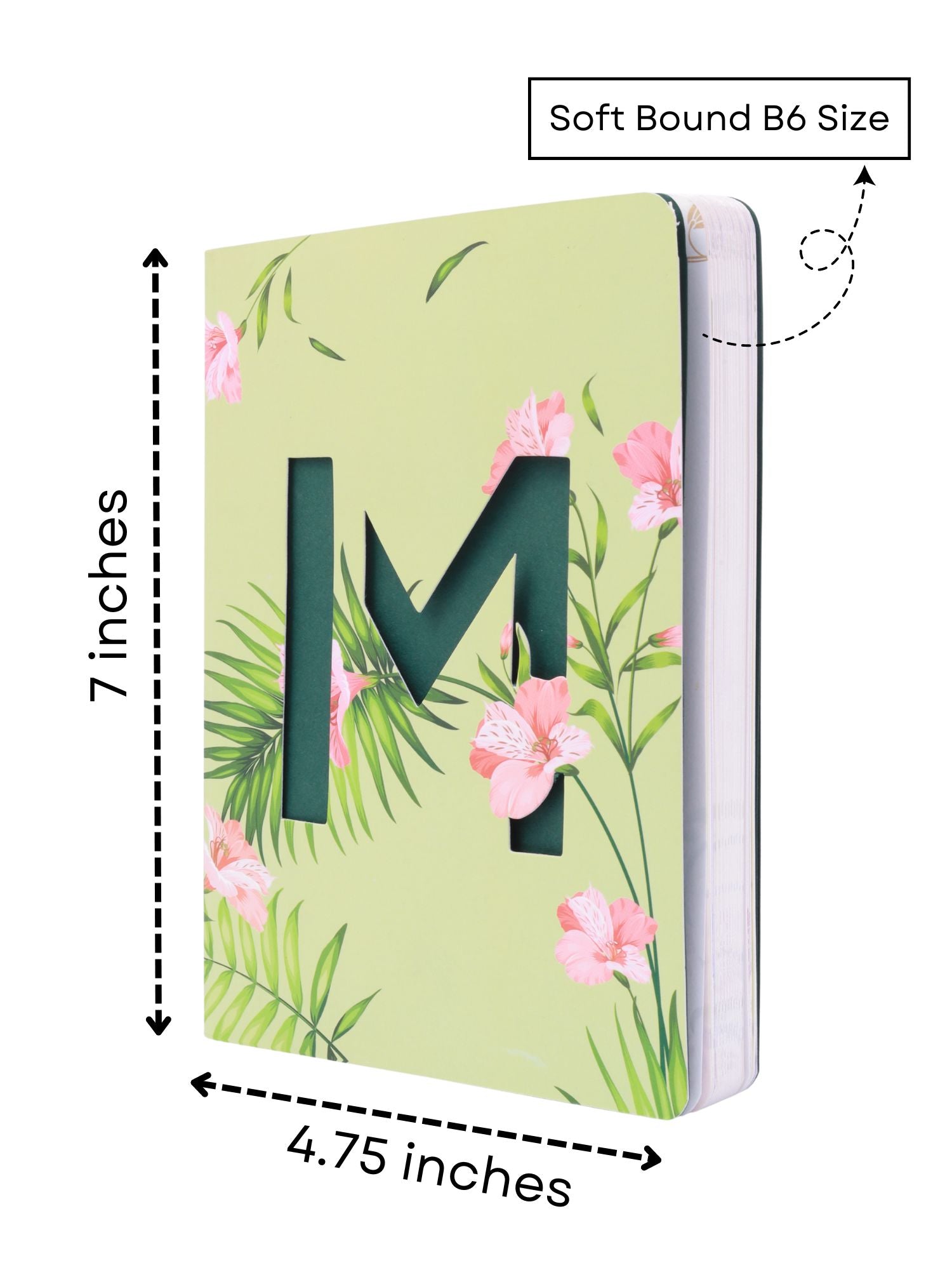 Initial M - Floral