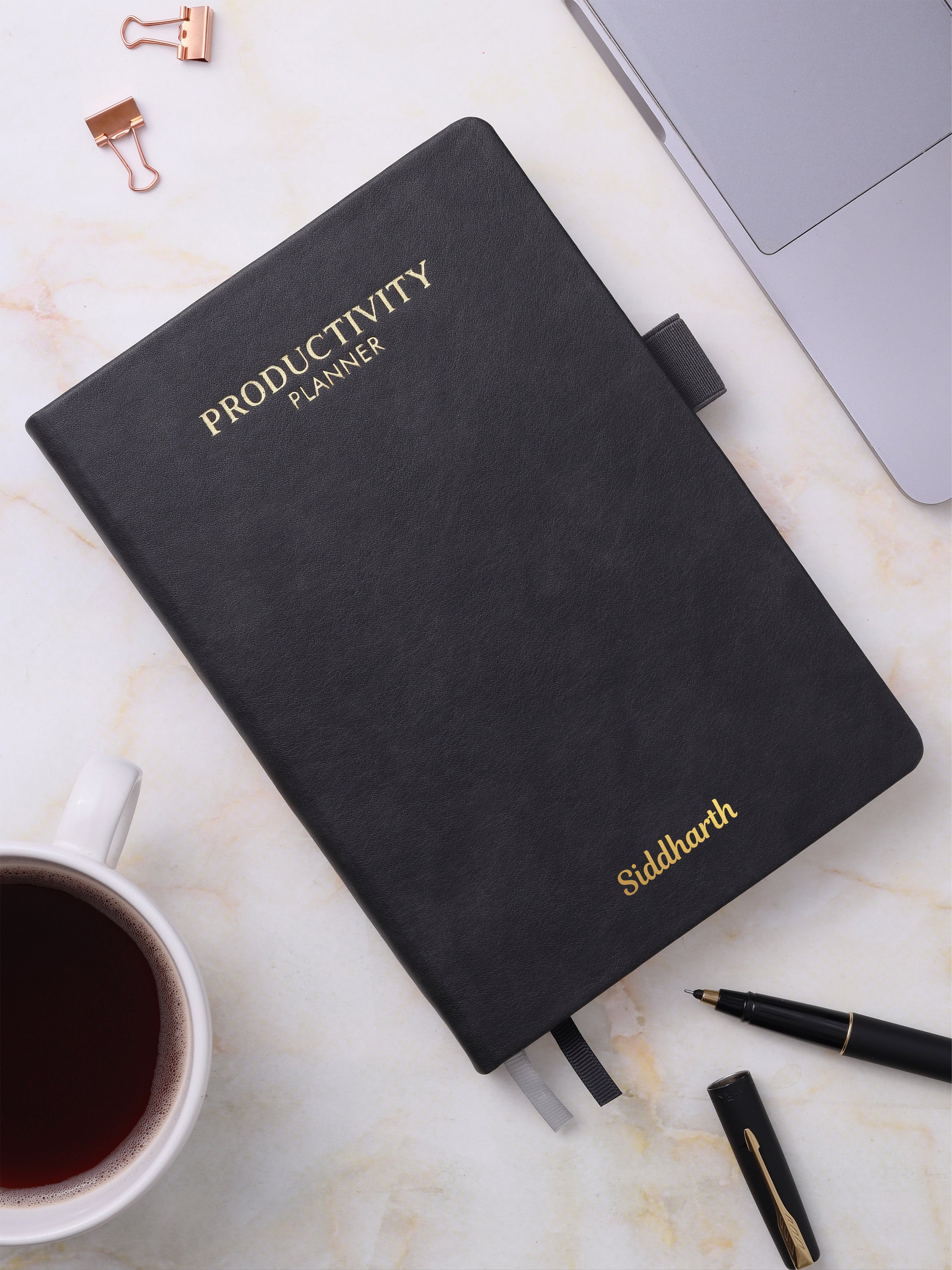 Personalized A5 Pro - Grey Productivity Planner