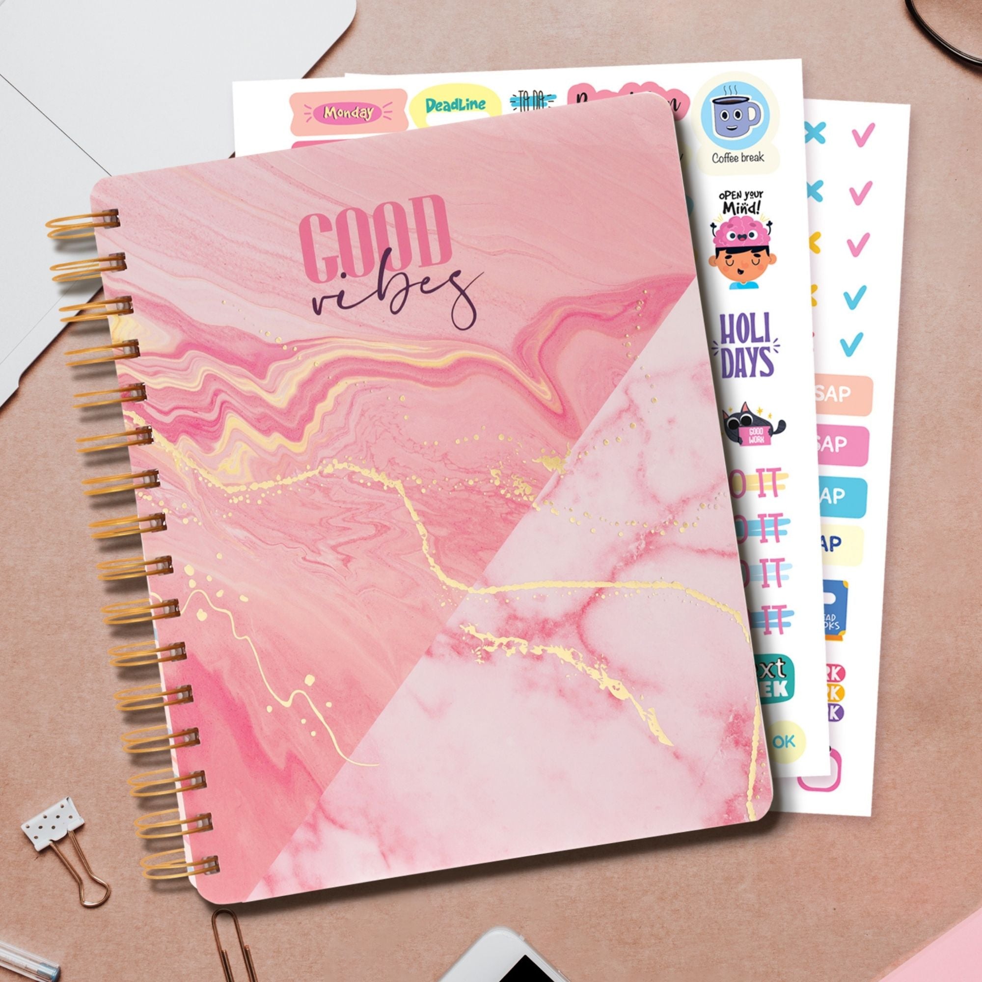 Personalized B5 Undated Study Planner - Victory Vibe