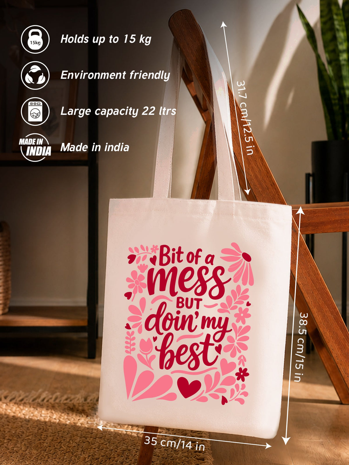 Hot Mess Aesthetic Tote Bag