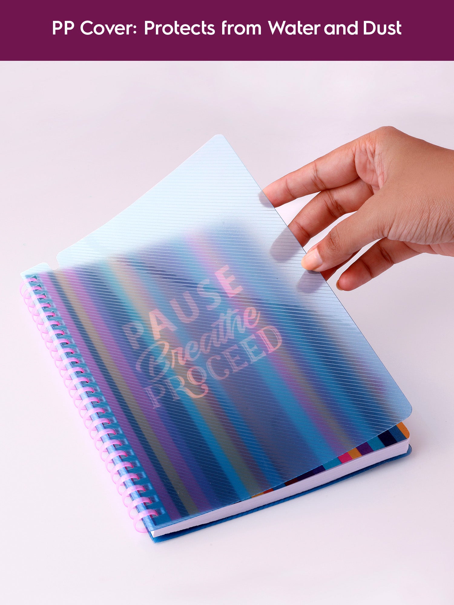 A5 Soft Spiral Bound Notebook - Peaceful Pause