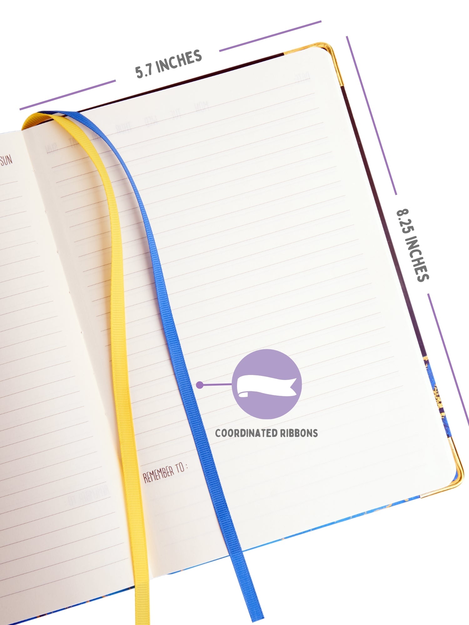 Personalized A5 Notebook - Periwinkle