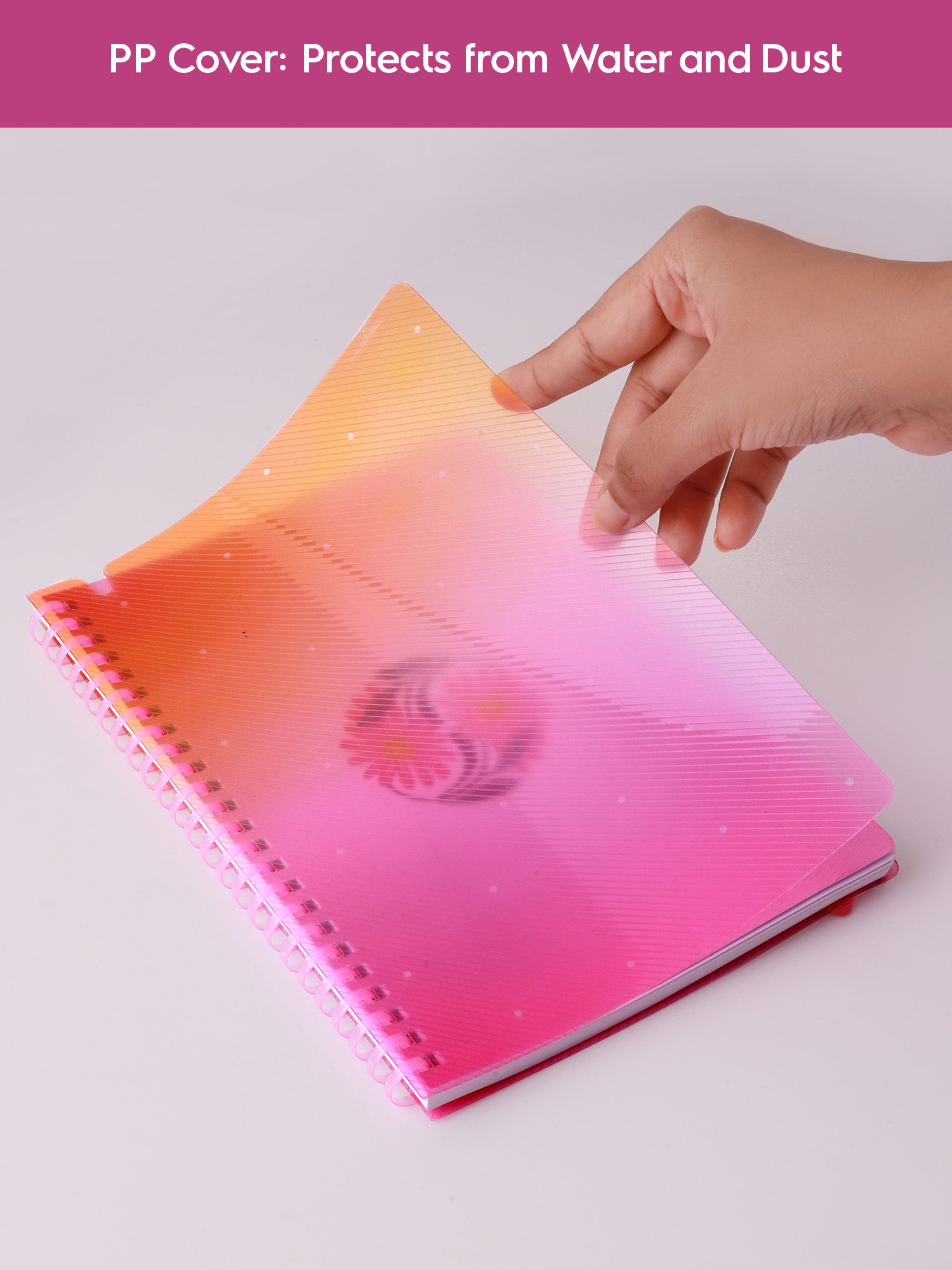 A5 Soft Spiral Bound Notebook with Pen (Orange) - Radiant Joy