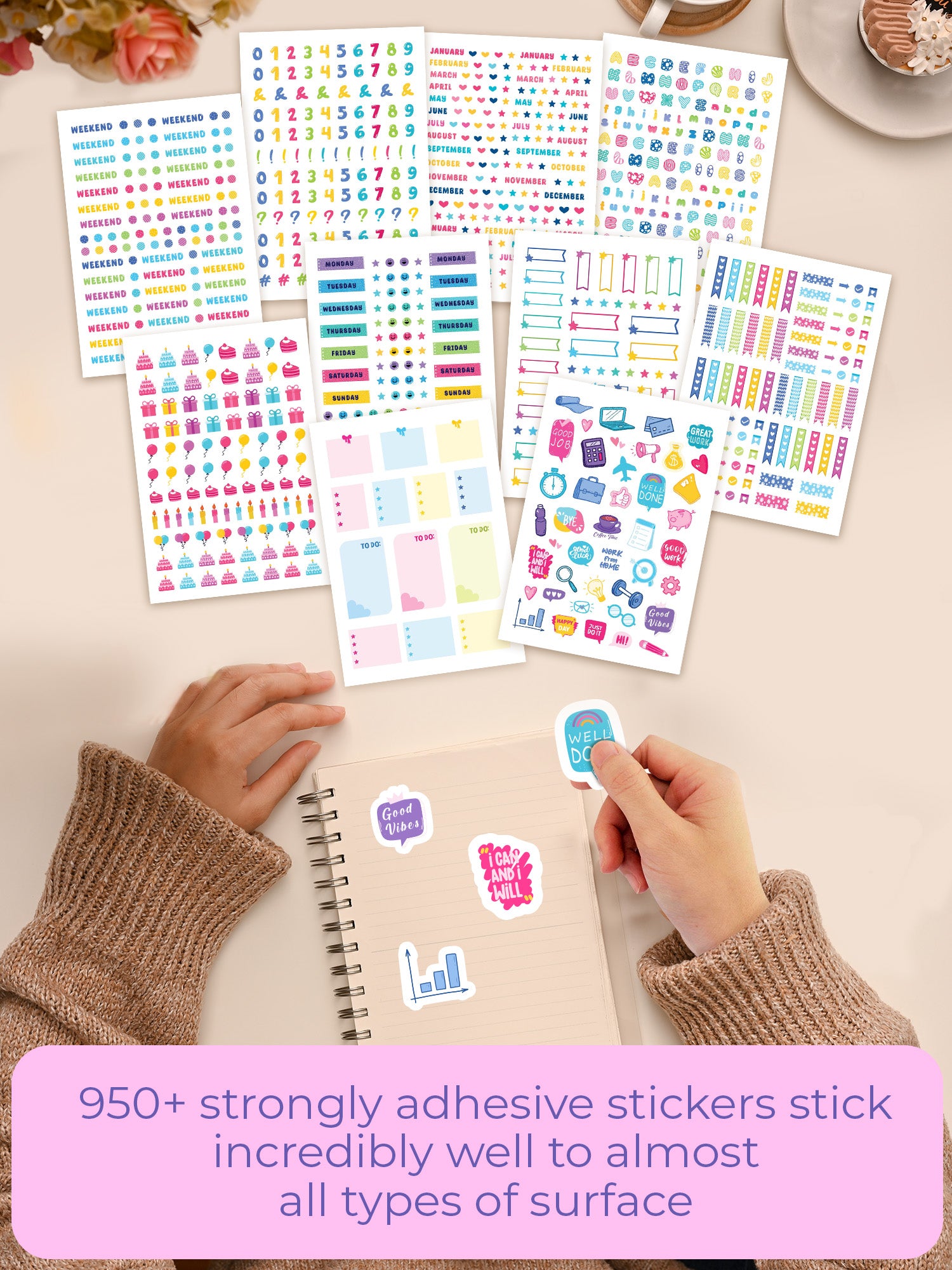 Get Stuck on Fun with 950+ Quirky, Colourful Stickers (Stickers Galore)