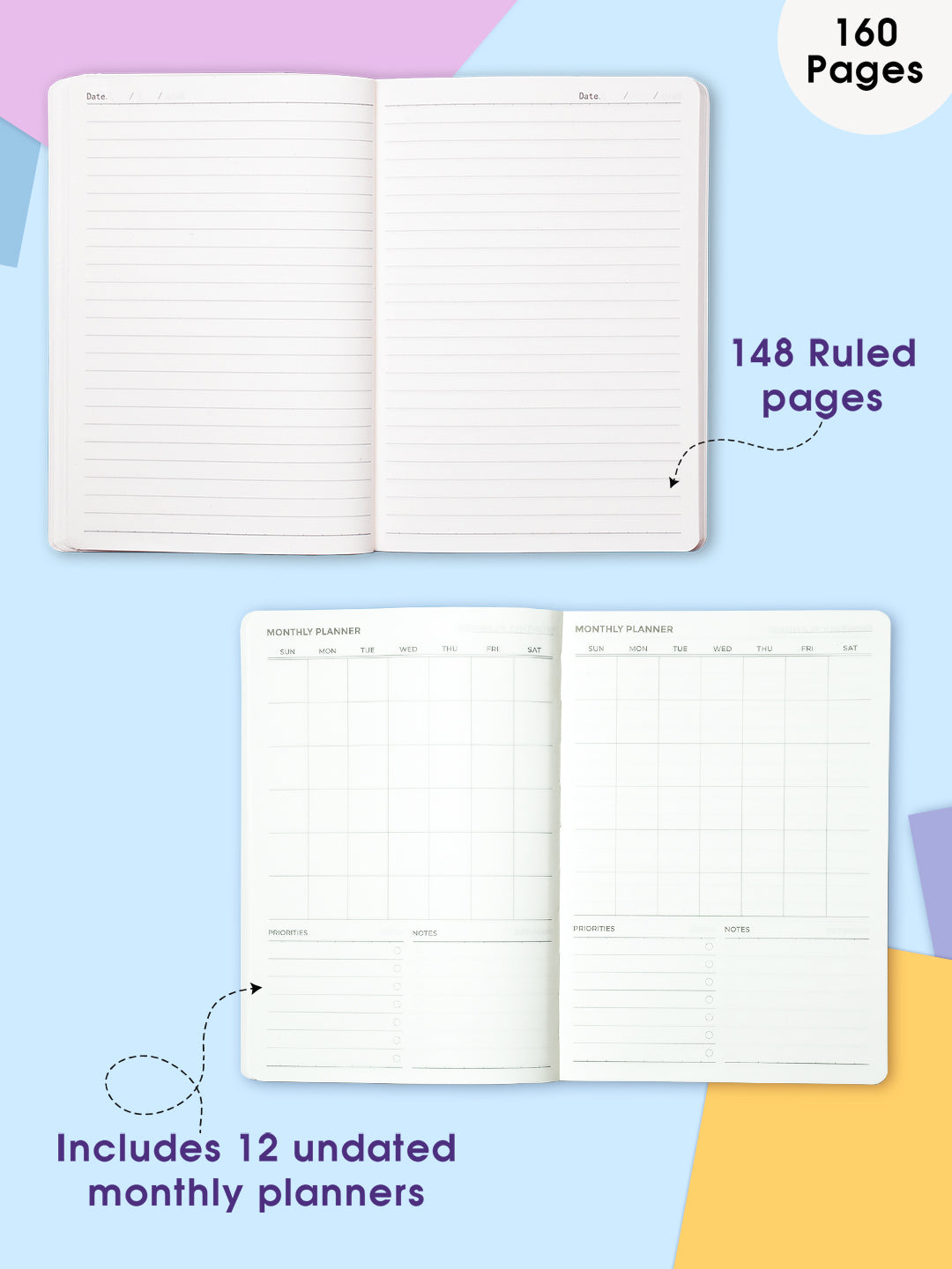 A5 Soft Cover Notebook-Daily Vibes 11