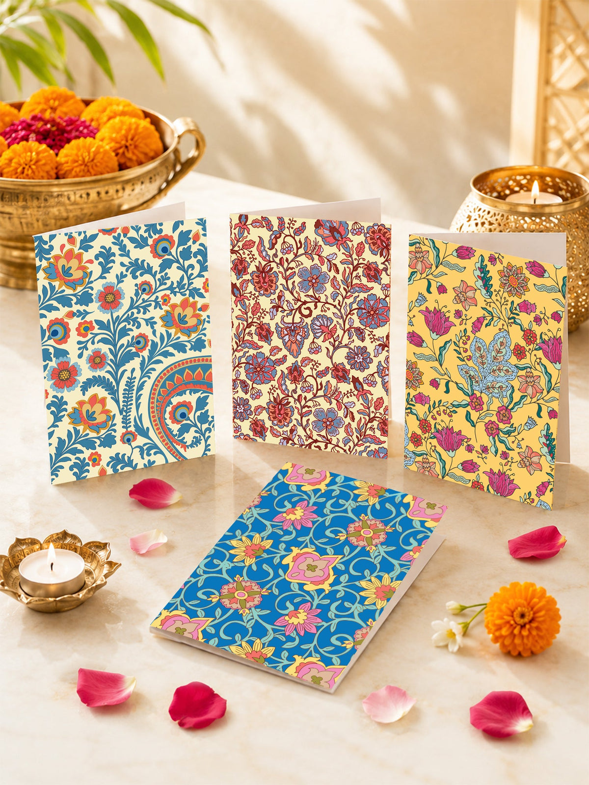 Ethnic Patterns Notecard pack of 24