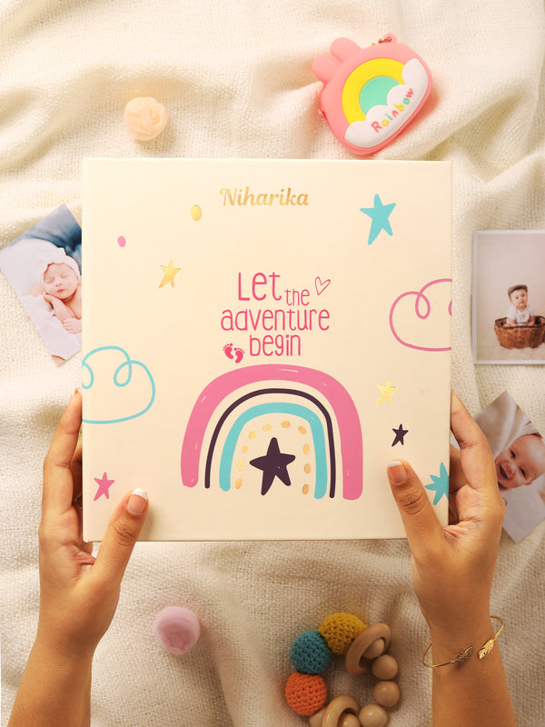 Personalized Growing Adventures Baby Record Book