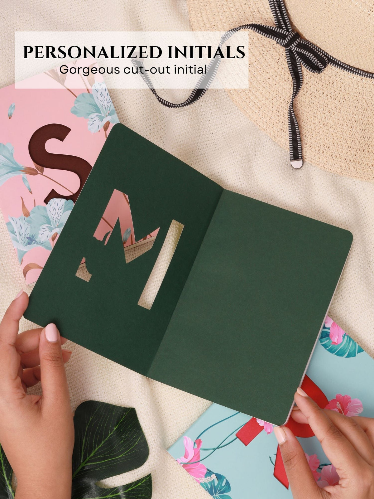 Initial M - Floral