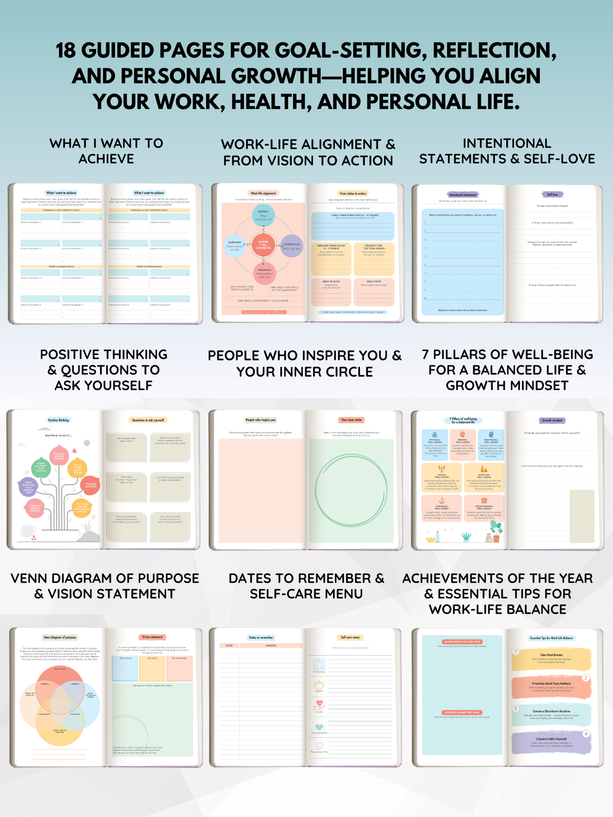 Shinning Light Work Life Balance Planner