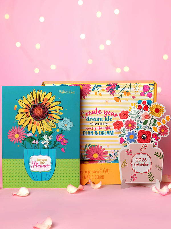 Personalized B5 Dream Life Planner - Sunny Bloom