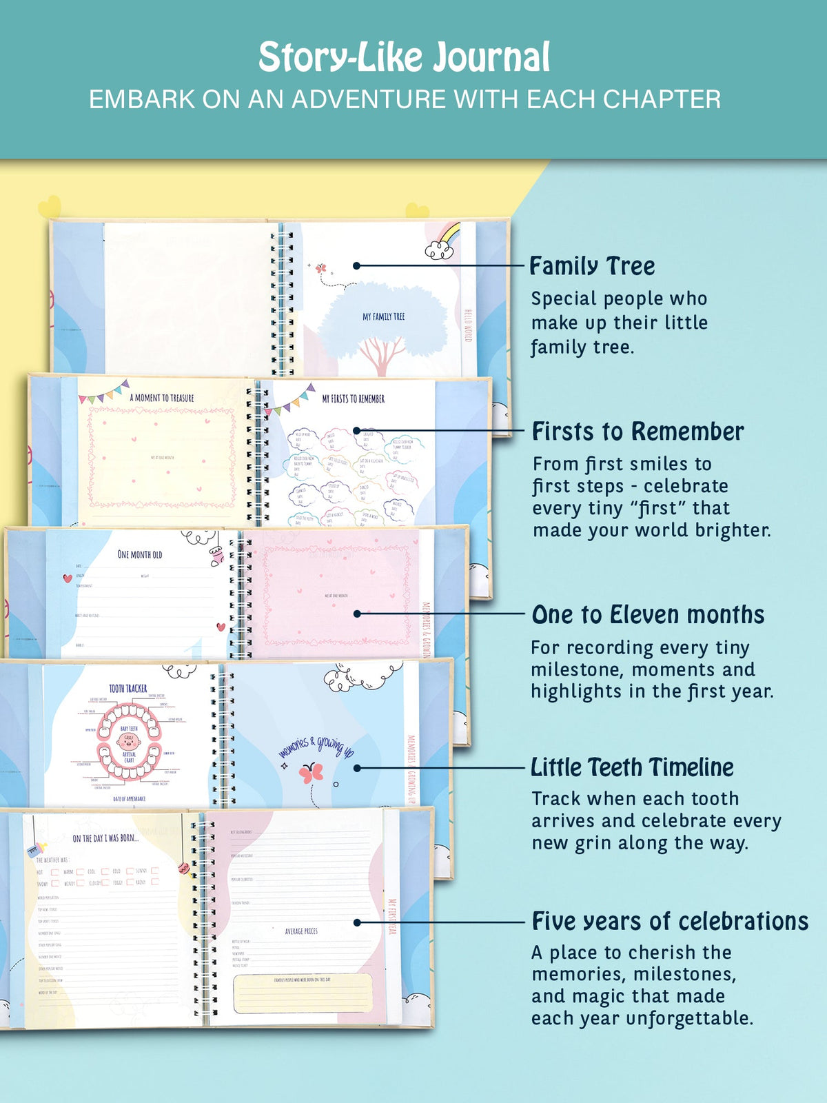 Growing Adventures Baby Record Book