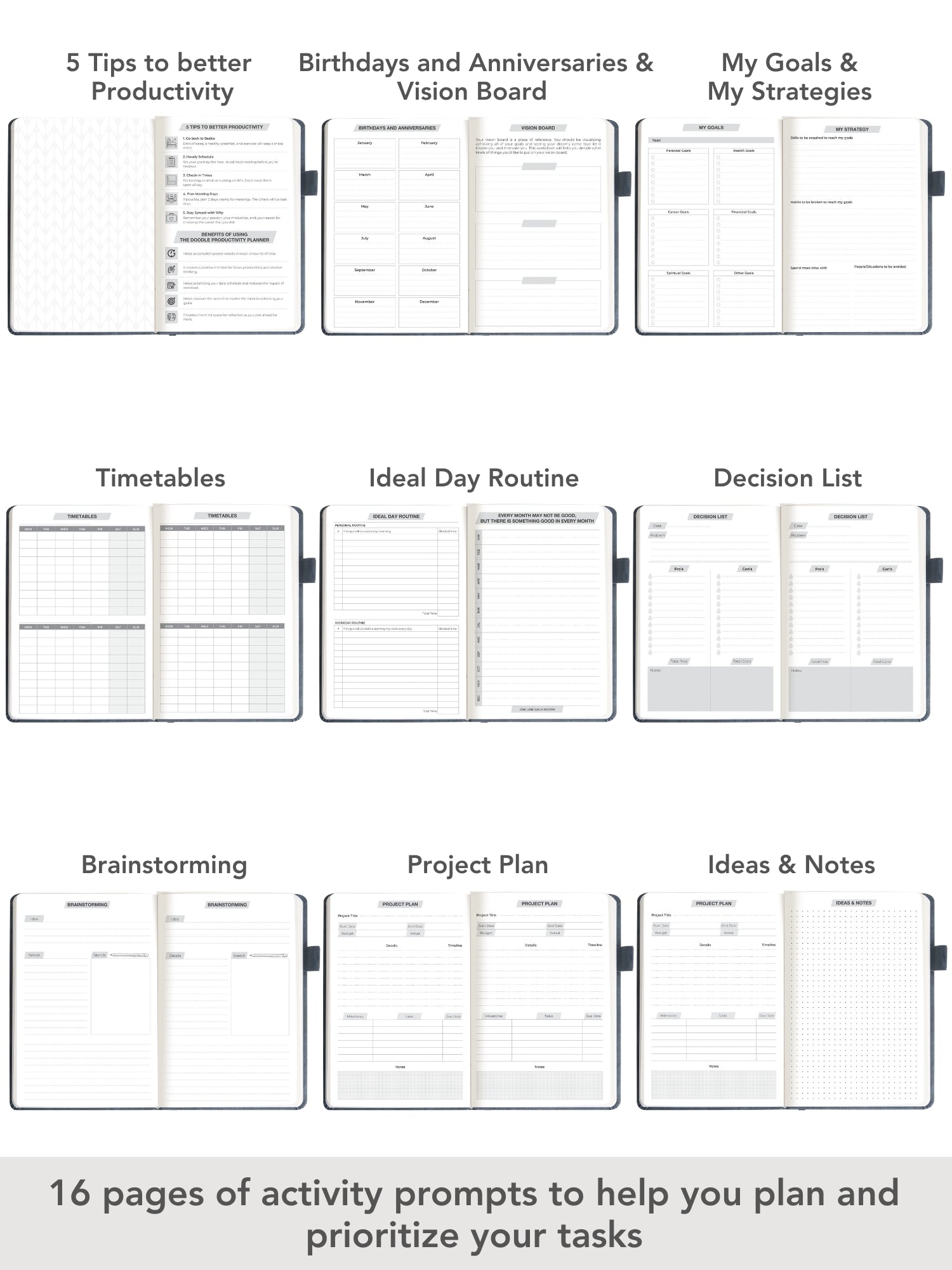 Life Goals Productivity Planner