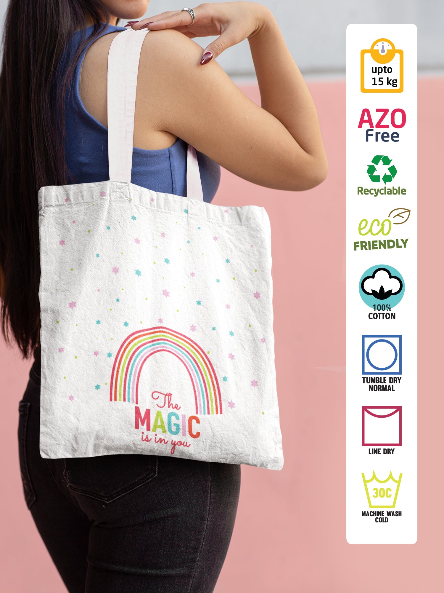 Magical Rainbow Tote Bag