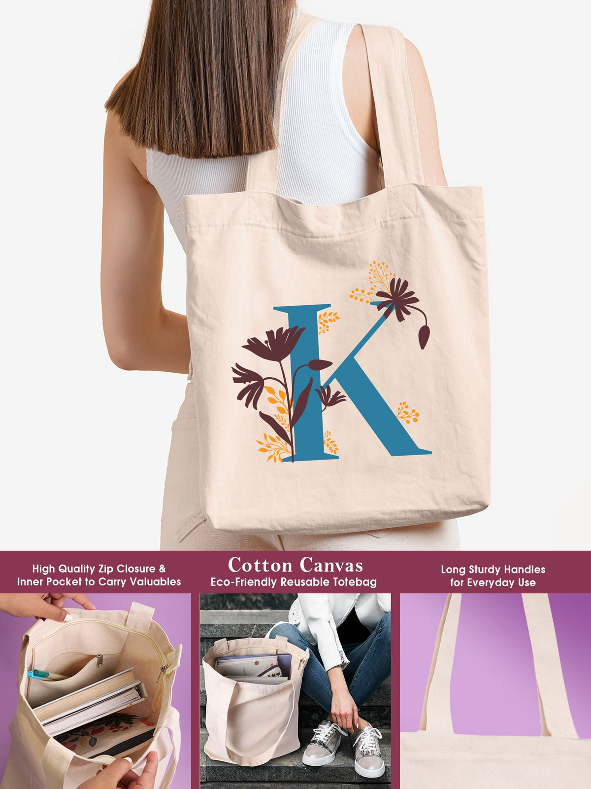Initial K Monogram Gift Set